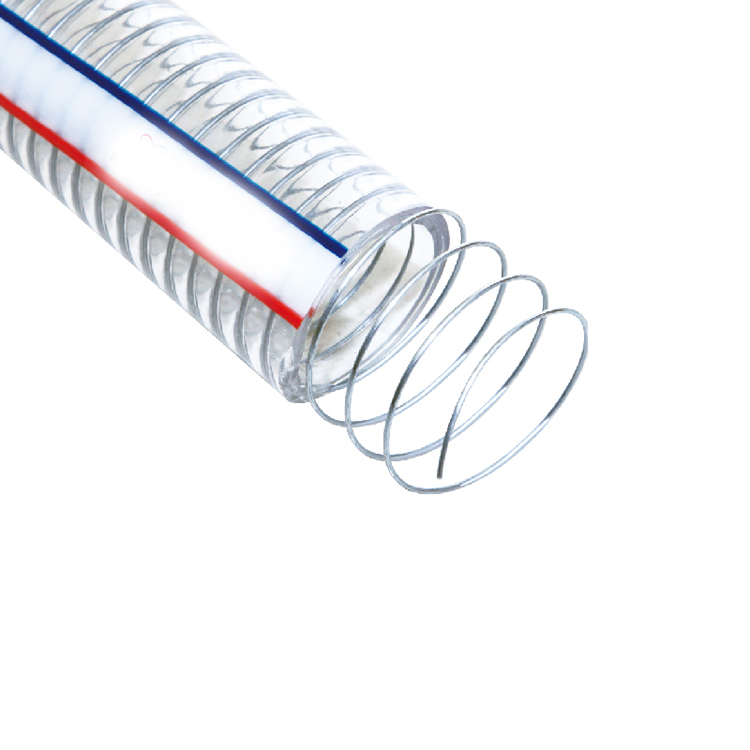 pvc spiral flexible steel wire reinforced hose